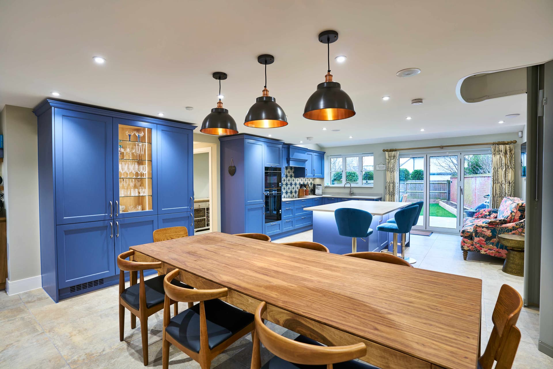 Essex Traditional Blue Shaker Kitchen